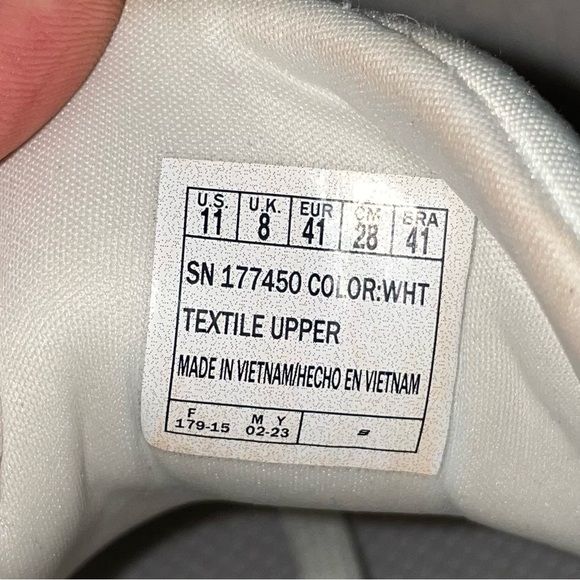 Skechers Plateau Vegan Chambray Lace Up Platform White Size 11 - Picture 14 of 14